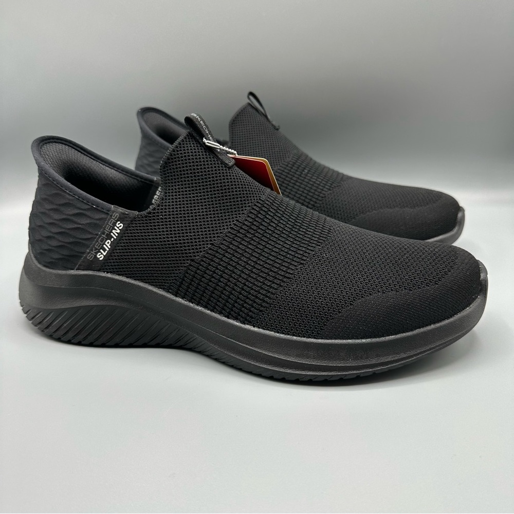 Skechers Slip-Ins Memory Foam Hands Free Wide Fit Men’s Size 10 Black - Picture 5 of 11